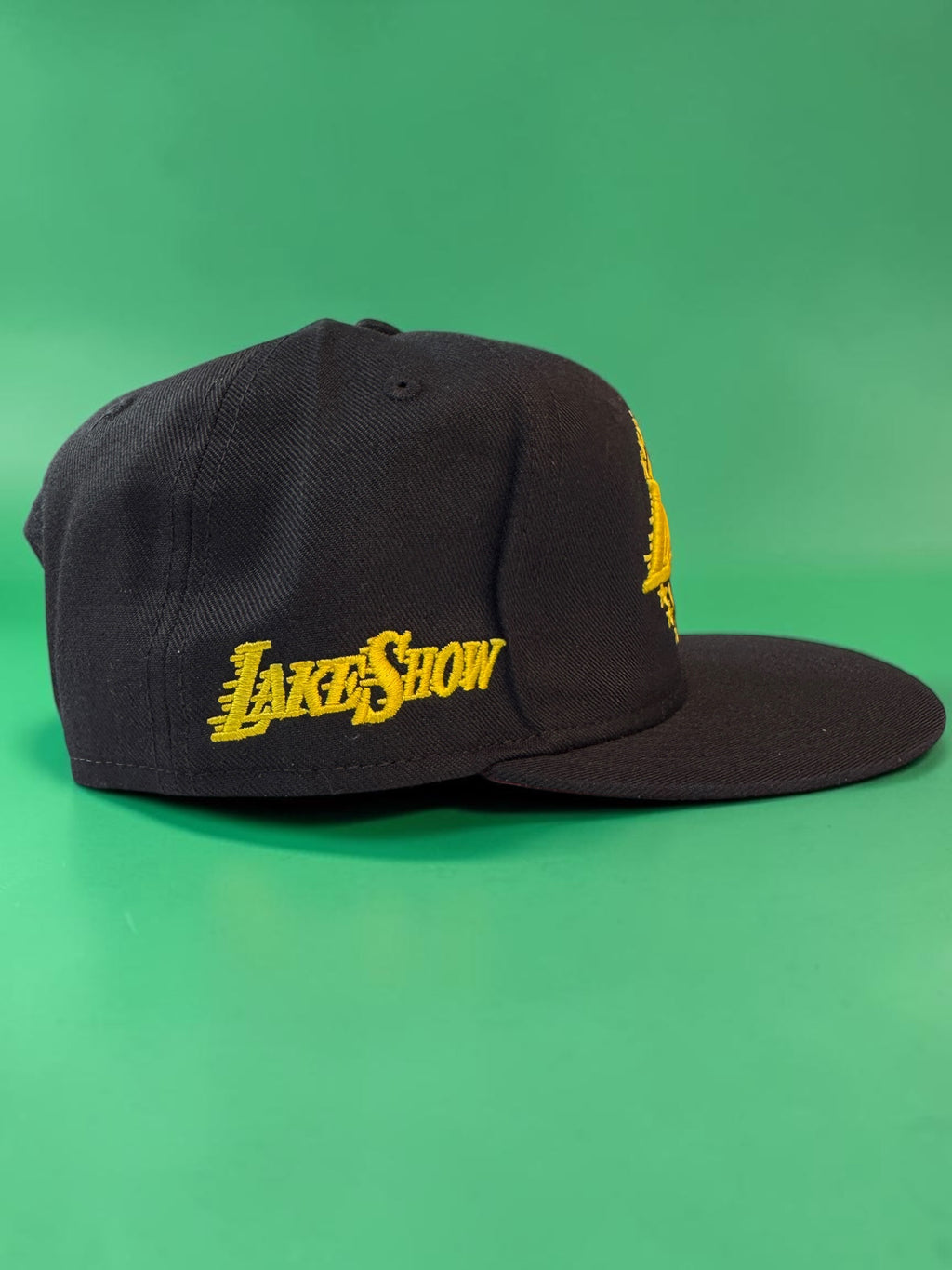Black and Yellow Los Angeles Lakers Snapback