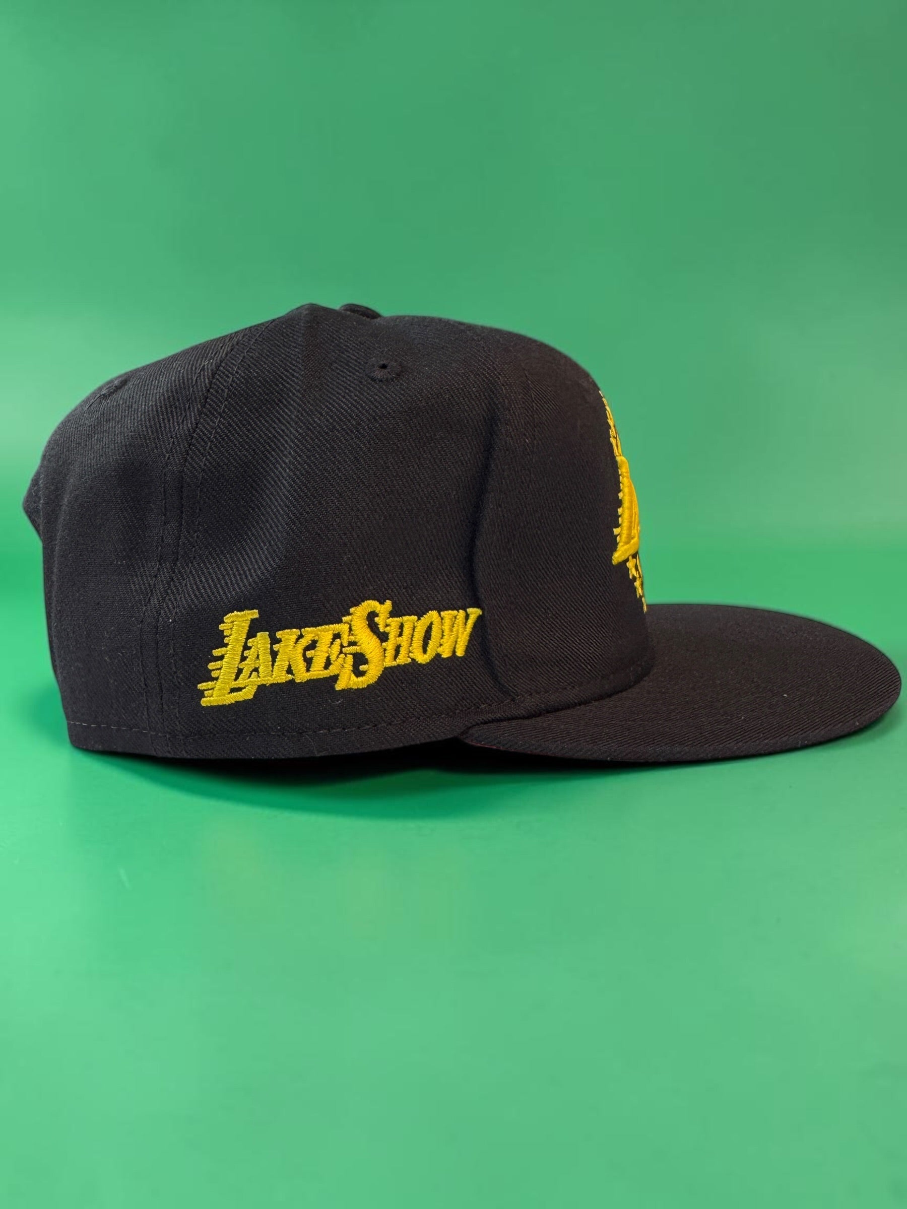 Black and Yellow Los Angeles Lakers Snapback