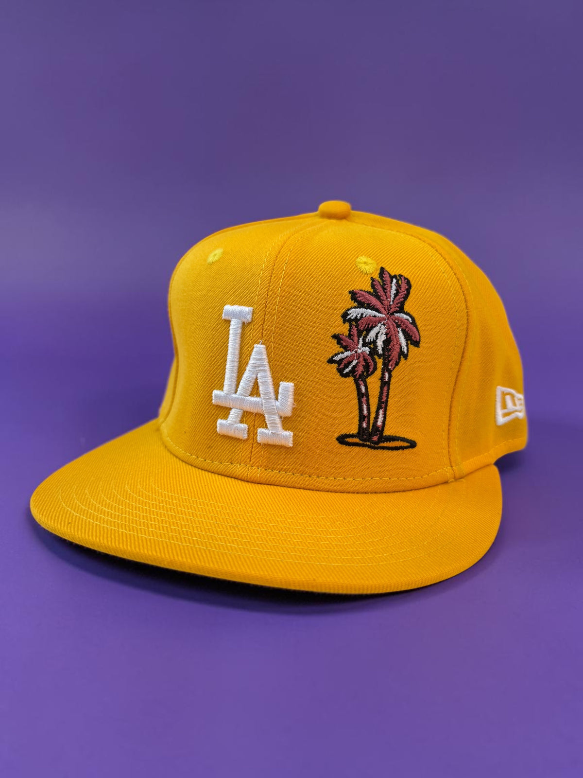 Yellow LA Palm Trees Snapback