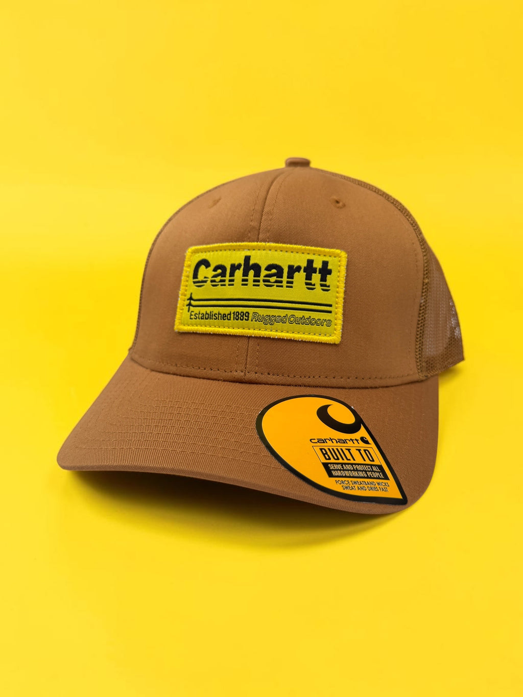 Brown Netted Back Trucker Hat