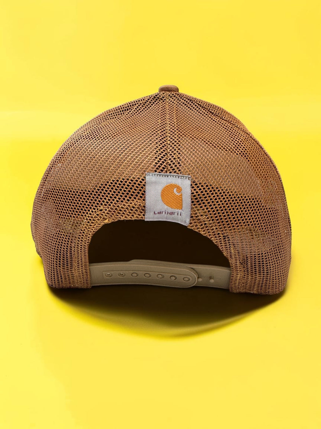 Brown Netted Back Trucker Hat
