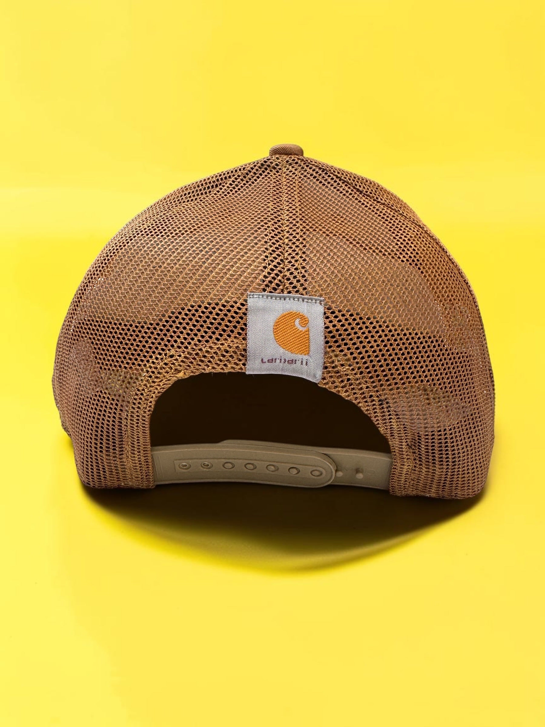 Brown Netted Back Trucker Hat