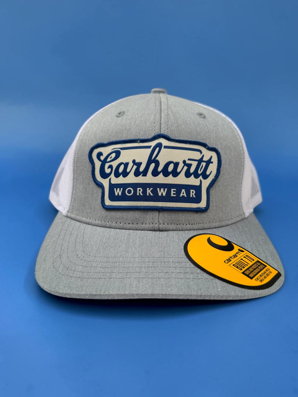Grey Netted Back Trucker Hat