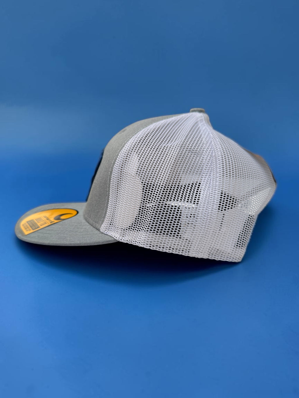 Grey Netted Back Trucker Hat
