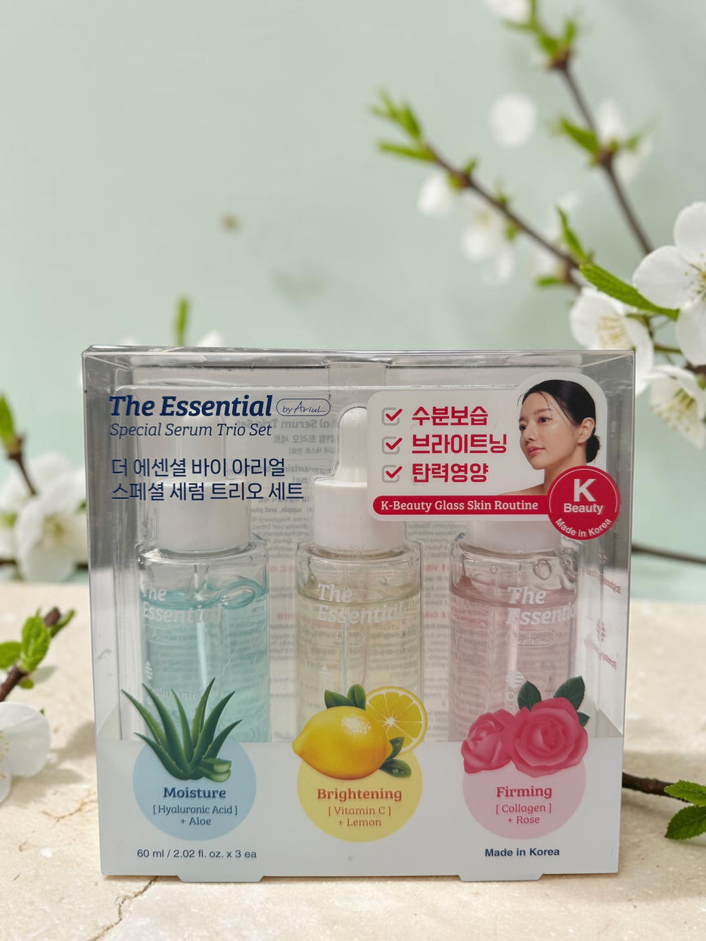 The Essentials Special Serum Trio Set Made In Korea